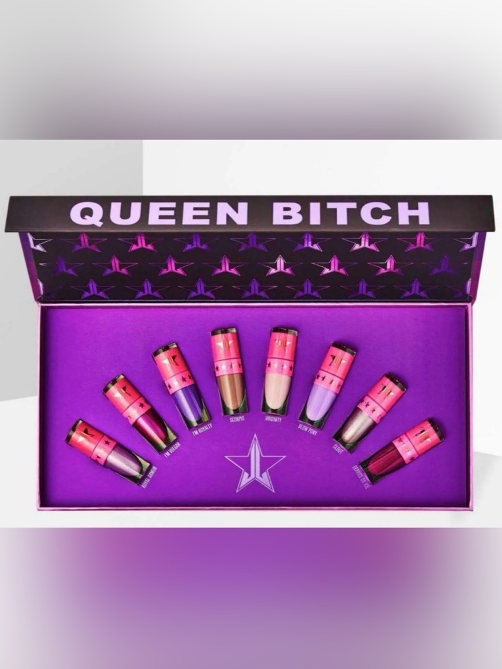 Jeffree Star Cosmetics 'Queen B*tch' Mini Velour Liquid Lipstick Set -New in Box